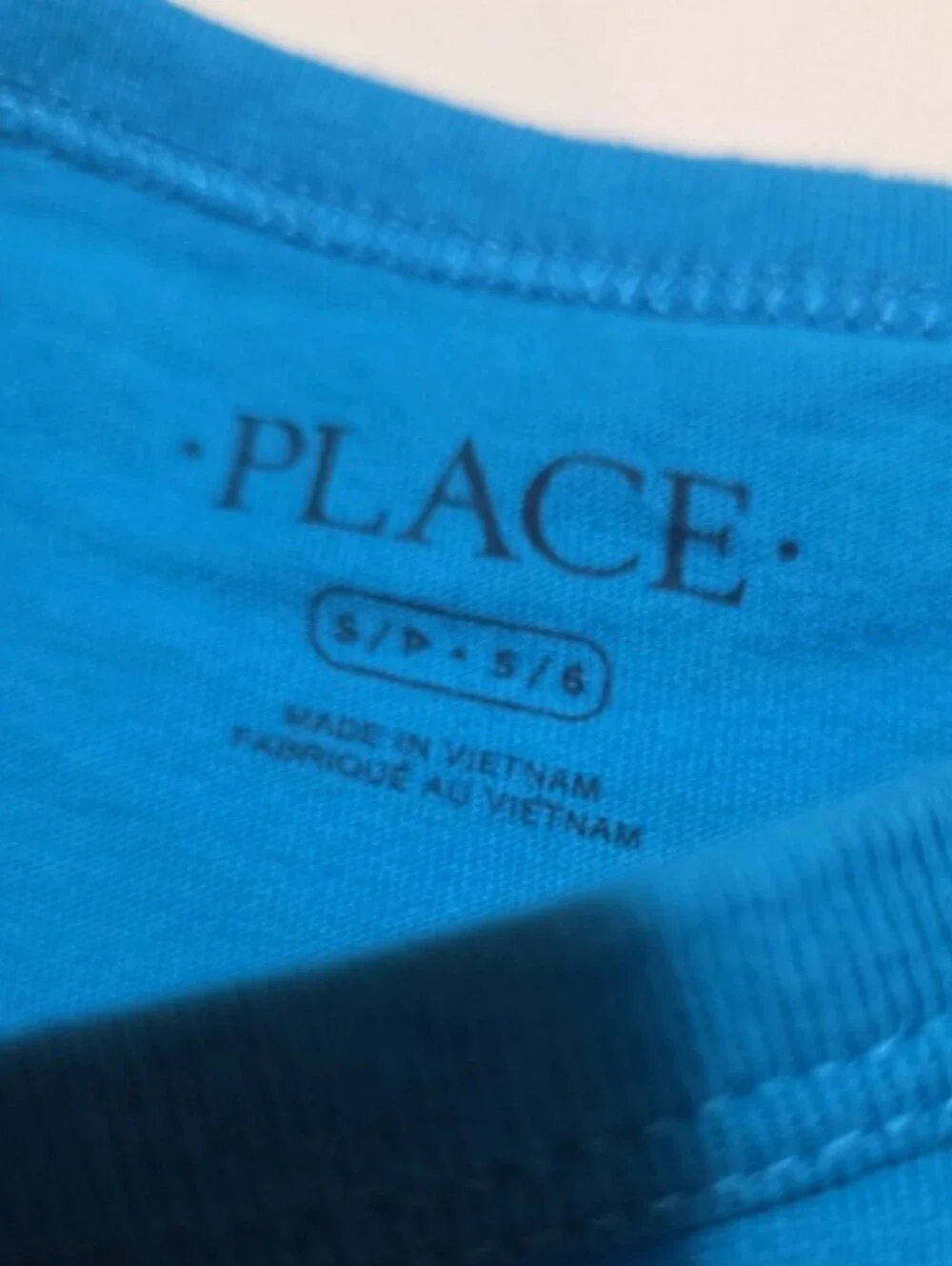 Children's Place boys 5-6 blue cool in school shirt #05